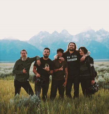 Harley-Davidson noir t-shirt porté par Jason Momoa sur son Instagram account @prideofgypsies