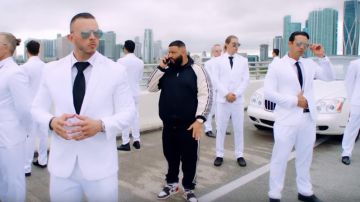 Nike Bas­kets Air Jor­dan Union worn by DJ Khaled in the YouTube video DJ Khaled - Jealous ft. Chris Brown, Lil Wayne, Big Sean (Lyrics)