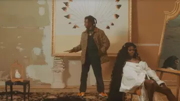 Prada Daim Et Nylon Baskets porté par Denzel Curry dans la vidéo YouTube Denzel Curry - RICKY (Officiel Audio)