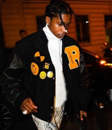 1017 alyx 9sm Snake Skin Leather Pants de A$AP Rocky en la cuenta de Instagram @asaprocky