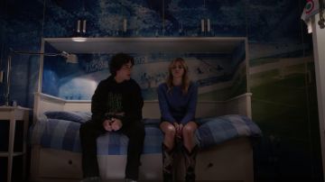 Impression en noir santiags, bottes de Chiara Altieri (Benedetta Porcaroli) Bébé dans la Saison 2 Épisode 5