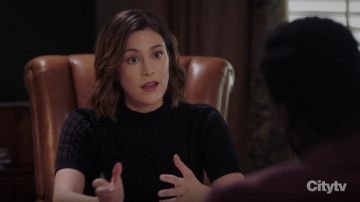 Alexander wang Câble Tricot Crop Top porté par Sydney Détroit (Caitlin McGee) en Bluff Droit de Ville Saison 01 Episode 07