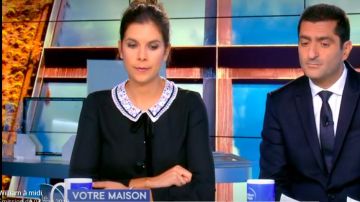 La chemise col brodé coupe droite Noir de Raphaële Marchal dans William à midi le 07.11.2019