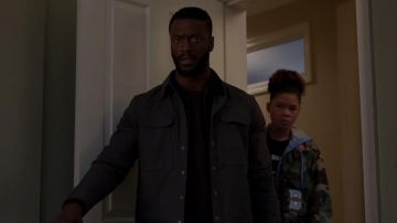 Grey Jacket worn by Aldis Hodge in The Invisible Man