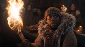 Hooded Warm Coat Winter Parka Jacket worn by Kevin Hart in Jumanji: The Next Level