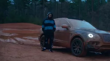 Balenciaga Striped Hoodie worn by J Cole in his Middle child music video Spotern