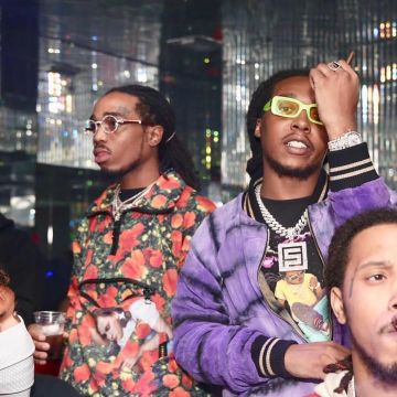 Amiri Bomber Jacket de Quavo en la cuenta de Instagram @quavohuncho