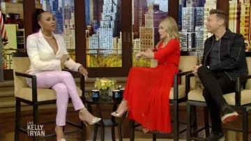 Alexander Mcqueen Dress worn by Kelly Ripa on LIVE with Kelly and Ryan November 6, 2019