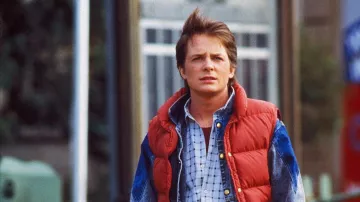La doudoune sans manche portée par Marty McFly (Michael J. Fox) dans le film Retour vers le futur 