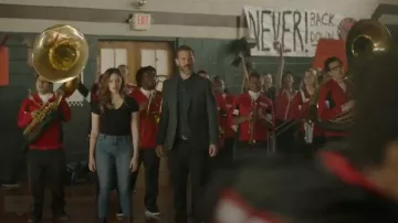 Gap Black Side Stripe Jeans worn by Hope Mikaelson (Danielle Rose Russell) in Legacies Season 02 Episode 04