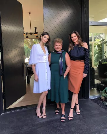 Fleur du Mal Corset Dress worn by Kaia Jordan Gerber Women’s Guild Cedar’s-Sinai Luncheon November 6, 2019
