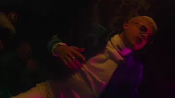 Le pull col roulé Puma x Ader Error porté par PLK dans son clip Hier feat. SCH