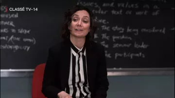 Black Blazer from Professor Judd (Sara Gilbert) in Atypical (S03E05)