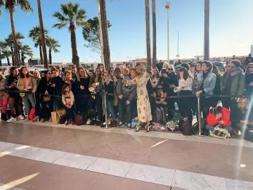 The printed dress of Clara Morgane at Cannes for the NRJ Music awards 2019