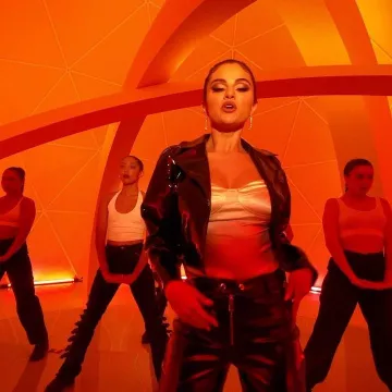 I.AM.GIA Leather Pants Black of Selena Gomez on the Instagram account @selenagomez October 26, 2019