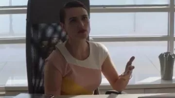 Hugo Boss Dress worn by Lena Luthor (Katie McGrath) in Supergirl Season 05 Episode 06
