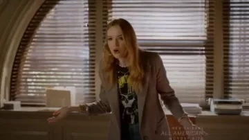 Purple Suiting Blazer worn by Kirby Anders (Maddison Brown) in Dynasty Season 3 Episode 5