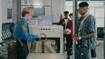 The handbag Monogrammed Gucci Blueface in Blueface - First Class ft. Gunna