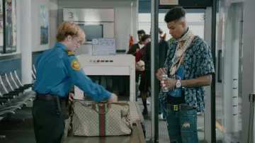 The Loop Belt Logo Fendi of Blueface in Blueface - First Class ft. Gunna