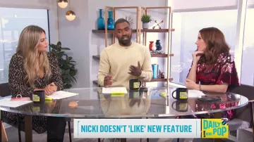 Zara Ceinturée Robe à Paillettes porté par Melanie Bromley sur E! News 11 Novembre 2019