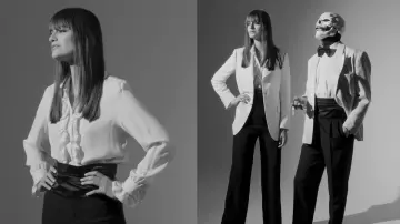 Le chemisier blanc de Clara Luciani dans son clip La chanson de Delphine avec Vladimir Cauchemar