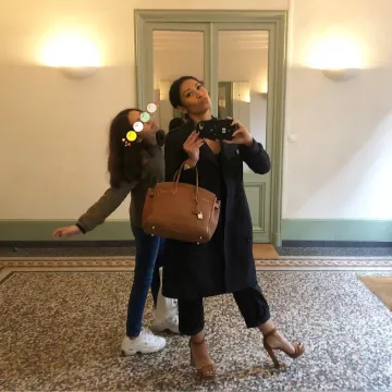 The Hermes Birkin bag of Anggun on the account Instagram of @anggun_cipta
