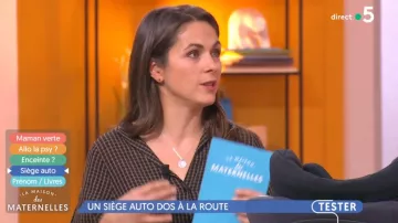 The blouse 3/4 sleeves ball tiles by Marie Perarnau in The house of the mother the 14.11.2019