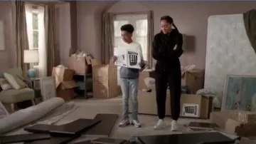 Victoria Beckham RBK VB New Joggers usados por Rainbow Johnson (Tracee Ellis Ross) en negro Temporada 6 Episodio 7
