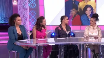 Zara Basic Blazer porté par Tamera Mowry sur La Vraie novembre 10,2019