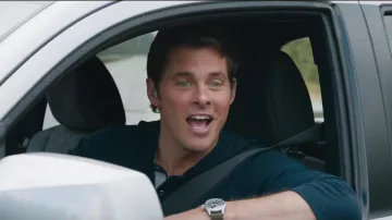 Timex Leather Starp Watch worn by Tom Wachowski (James Marsden) in Sonic the Hedgehog