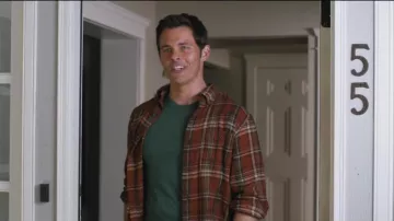 G.H. Bass & Co. Men's Fireside Flannels Shirt worn by Tom Wachowski (James Marsden) in Sonic the Hedgehog