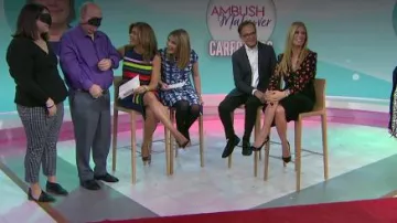 Ted baker Ysi­na Striped Dress worn by Hoda Kotb on Today November 14, 2019