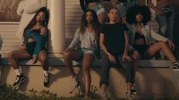 Black Hi Top Vans in Megan Thee Stallion x VickeeLo – Ride Or Die [Official Video]