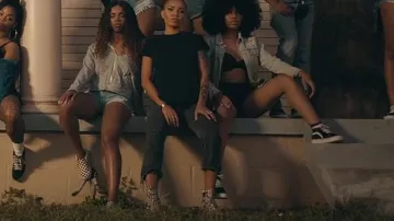 Checkerboard Vans slipons in Megan Thee Stallion x VickeeLo – Ride Or Die [Official Video]