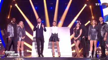 Shoes black asymmetric design, pleated Karine Ferri on Dancing with the Stars