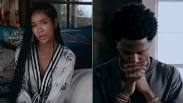 Gold chain bracelet of Big Sean in Jhené Aiko - None Of Your Concern (Official Video)