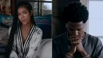 Gold chain bracelet of Big Sean in Jhené Aiko - None Of Your Concern (Official Video)