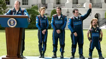 Black Leather Fingerless Motorcycle Biker Gloves worn by Eddie (Peter Dinklage) in Pixels