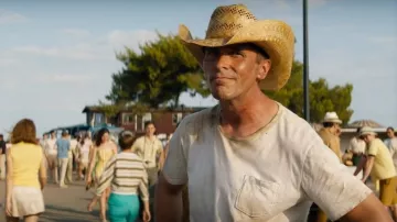 Western Cowboy Chapeau porté par Ken Miles (Christian Bale) en Ford / Ferrari