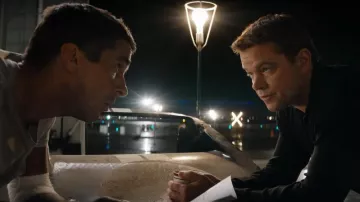 Black Long-Sleeve Shirt worn by Carroll Shelby (Matt Damon) in Ford v Ferrari