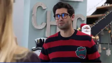 The striped sweater of Georges (Mayel Elhajaoui) in Tomorrow belongs to us