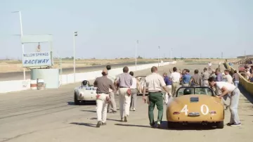 Willow Springs Raceway como se ve en Ford v Ferrari
