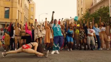 Mitchell & Ness Teal Johnson Maillot Bleu de DaBaby sur l'Instagram account @dababy