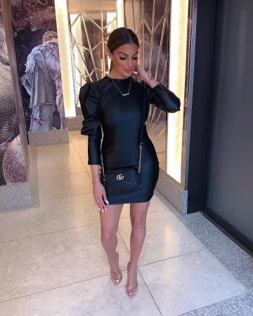 Gucci Gg Marmont Matelassé Mini Sac de Katerina Themis sur l'Instagram account @katerina_themis