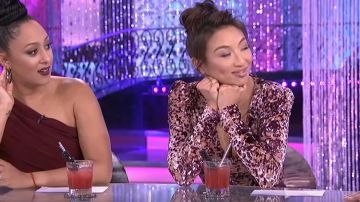 Rachel Zoe Animal Print Bodysuit worn by Jeannie Mai on The Real (2013) November 17,2019