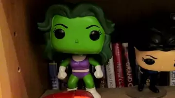 The funko pop of She Hulk in one of THE biggest COLLECTION OF FIGURINES POP! OF FRANCE ! Part 1