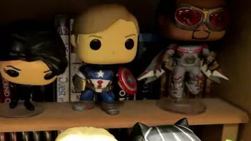 The funko pop Captain America Unmasked in one of THE biggest COLLECTION OF FIGURINES POP! OF FRANCE ! Part 1