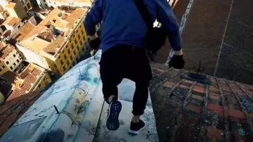Adidas Men's Solar Glide ST Running Shoes worn by (Ben Hardy) in 6 Underground