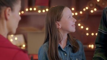 Girl's Denim Jacket worn by Maddie (Mia Clark) in Staging Christmas