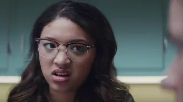 Ray-Ban Clubmaster eyeglasses worn by Hayley (Gabrielle Elyse) as seen in Snatchers